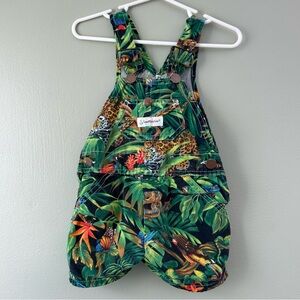 Vintage Rainforest Overalls